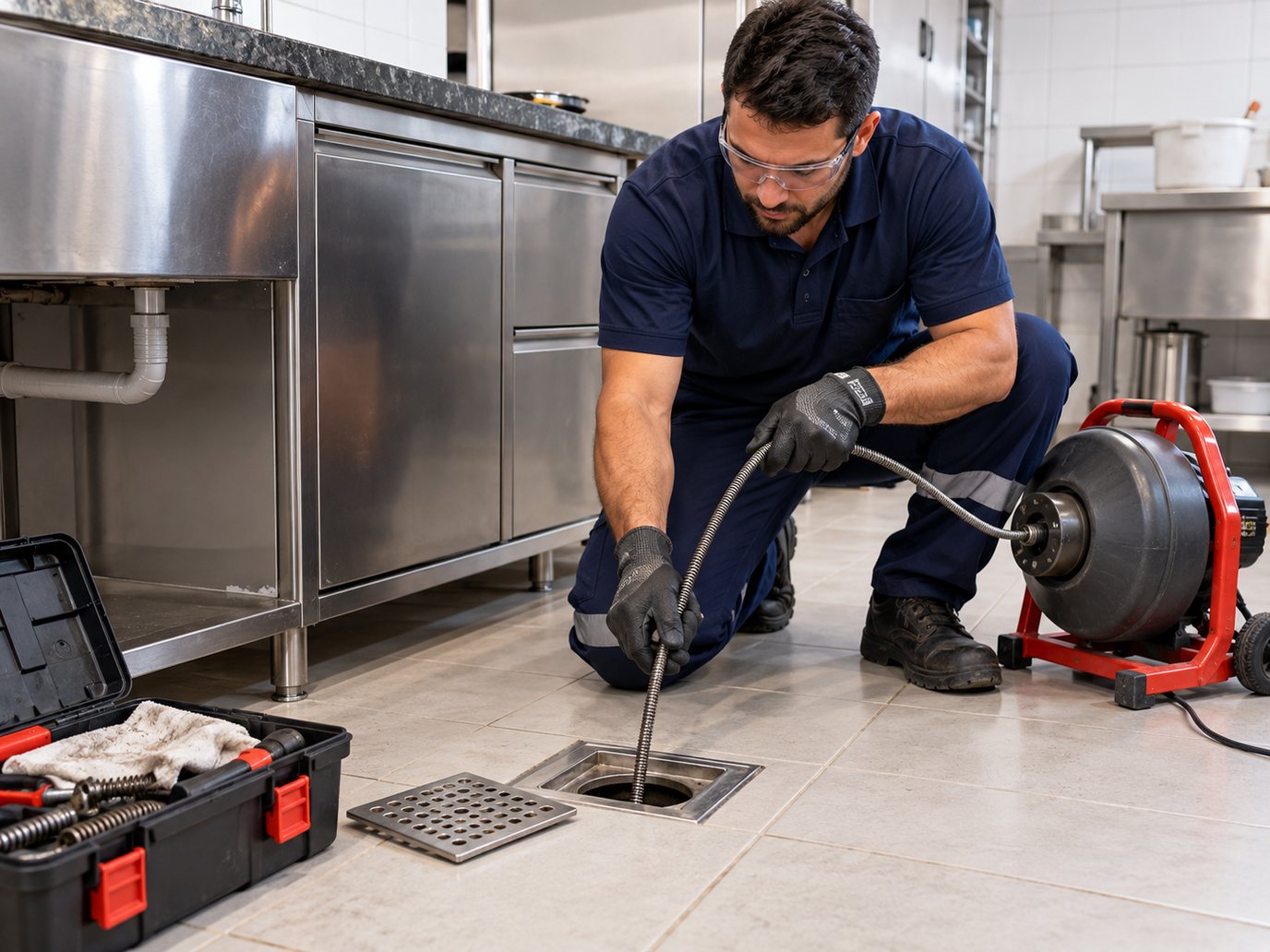 Desobstrução na Cozinha em Londrina‑PR