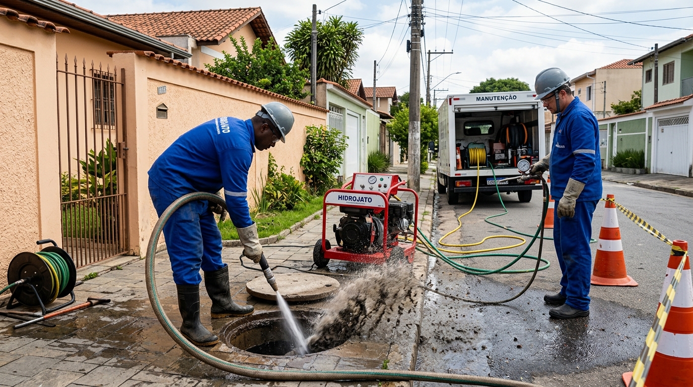 Hidrojateamento de Alta Pressão em Londrina‑PR