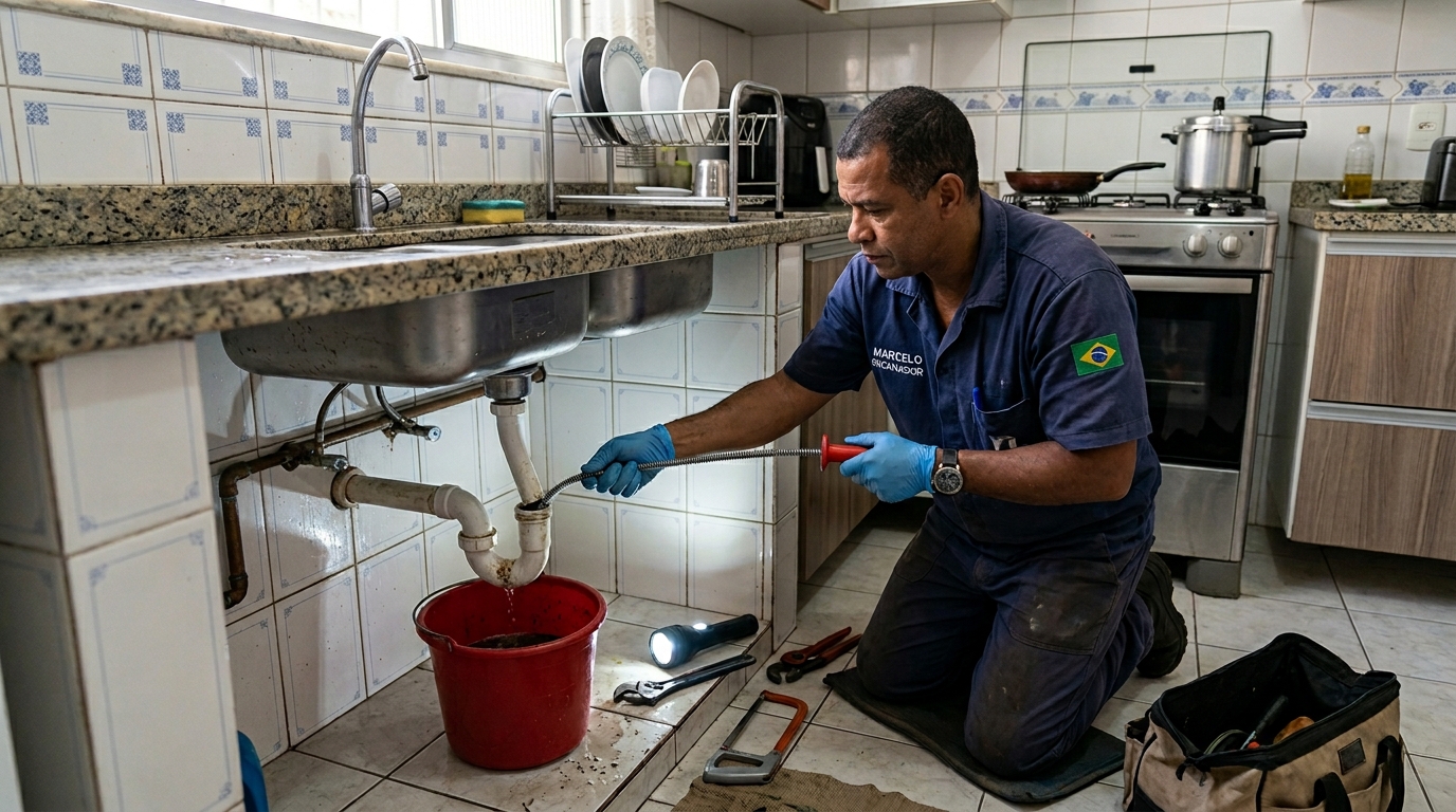 Limpeza de Canos com Equipamento em Londrina‑PR